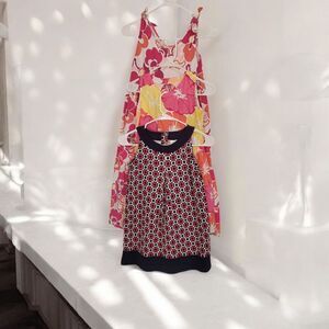 Lot of 3 Girls Dresses Size 10 Gymboree Floral Cotton